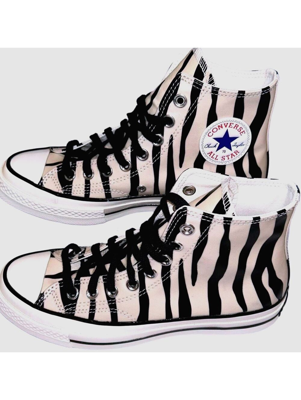 Converse Hi-Top GLOW IN THE DARK "Zebra Print" Women's 5.5 - Youth/Mens 3.5| NWT